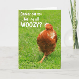Carte Cancer Encouragement Drôle Poulet