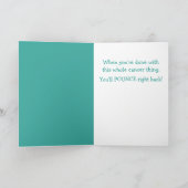 Carte Cancer Encouragement Funny Chat (Intérieur)