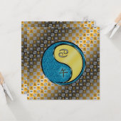 Carte Cancer et cheval métallique (Devant/Arrière en situation)