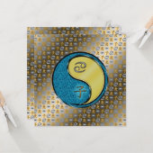 Carte Cancer et rat métallique (Devant/Arrière en situation)