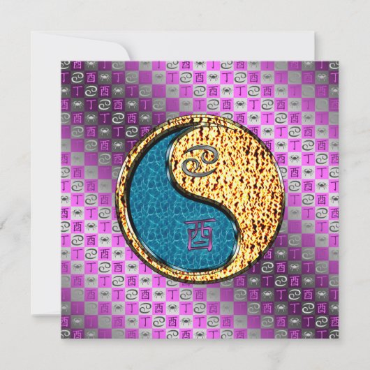 Carte Cancer & Fire Rooster (Devant)