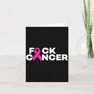 Carte Cancer for breast pink ribbon cancer awareness