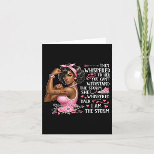 Carte Cancer Je Suis La Tempête Femmes Noires Nous Porto