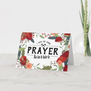 Carte Cancer Support, Religieux, Je suis votre guerrier