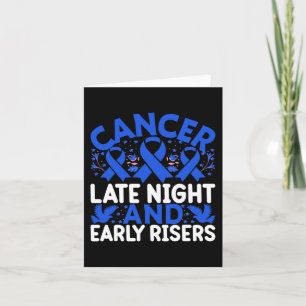Carte Cancer tard la nuit et lève tôt - World Cancer