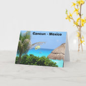 Carte Cancun (Fleur jaune)