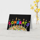 Carte Candles du Congrès (Fleur jaune)