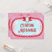 Carte Candy Cameo Custom (Devant/Arrière en situation)