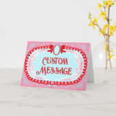 Carte Candy Cameo sur mesure (Fleur jaune)