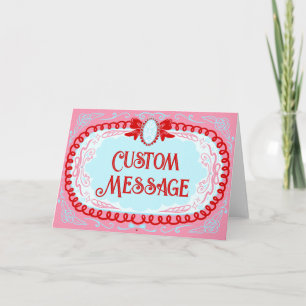 Carte Candy Cameo sur mesure