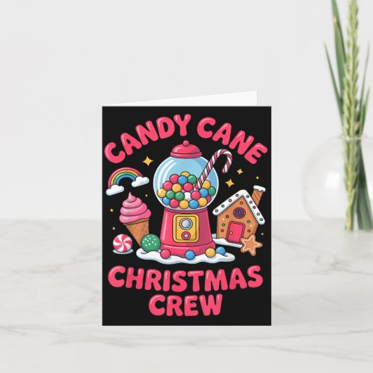 Carte Candy Cane Christmas Crew Gumball Gingerbread Pepp (Devant)