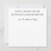 Carte Candy Cane Fairy Holiday Card (Dos)