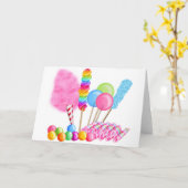 Carte Candy Circus (Fleur jaune)