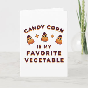 Carte Candy Corn Halloween
