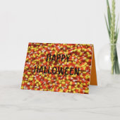 CARTE CANDY CORN HALLOWEEN (Devant)