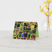 Carte Candy Dreams ~ Card (Fleur jaune)