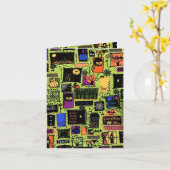 Carte Candy Dreams ~ Card (Fleur jaune)