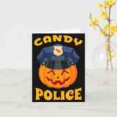 Carte Candy Lice Halloween Party Trick Or Treat Security (Fleur jaune)