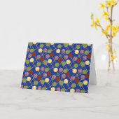 Carte Candy pattern | Lollies 2 (Fleur jaune)
