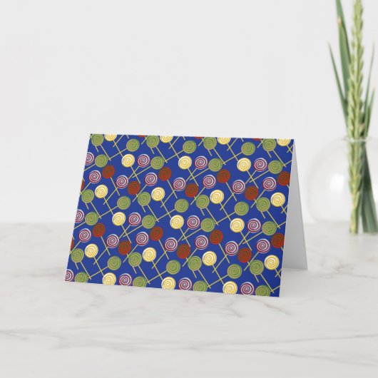 Carte Candy pattern | Lollies 2 (Devant)
