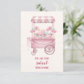 Carte Candy Theme Sweet Kids Valentine Photo (Debout devant)