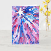 Carte Candy Waters Artiste de l'autisme (Fleur jaune)