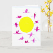 Carte Candy Waters Artiste de l'autisme (Fleur jaune)