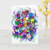 Carte Candy Waters Artiste de l'autisme (Fleur jaune)