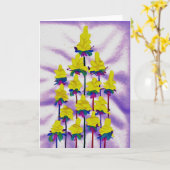 Carte Candy Waters Artiste de l'autisme (Fleur jaune)