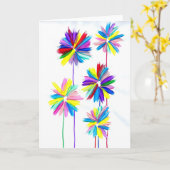 Carte Candy Waters Artiste de l'autisme (Fleur jaune)