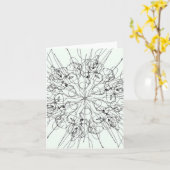 Carte Candy Waters Artiste de l'autisme (Fleur jaune)