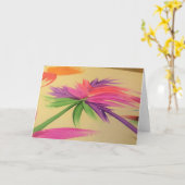 Carte Candy Waters Artiste de l'autisme (Fleur jaune)