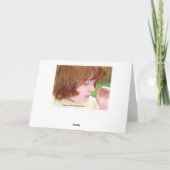 Carte Candy Waters Artiste de l'autisme (Dos)