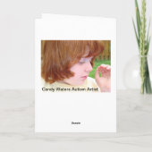 Carte Candy Waters Artiste de l'autisme (Dos)