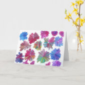 Carte Candy Waters Artiste de l'autisme (Fleur jaune)