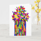 Carte Candy Waters Artiste de l'autisme (Fleur jaune)