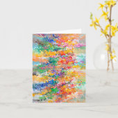 Carte Candy Waters Artiste de l'autisme (Fleur jaune)