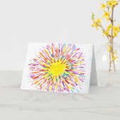 Carte Candy Waters Artiste de l'autisme (Fleur jaune)