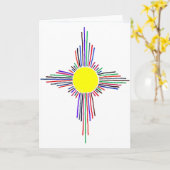 Carte Candy Waters Artiste de l'autisme (Fleur jaune)