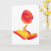 Carte Candy Waters Artiste de l'autisme (Fleur jaune)