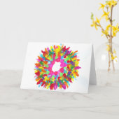 Carte Candy Waters Artiste de l'autisme (Fleur jaune)