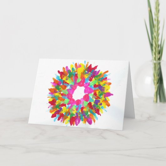 Carte Candy Waters Artiste de l'autisme (Devant)