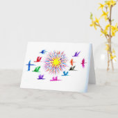 Carte Candy Waters Artiste de l'autisme (Fleur jaune)