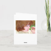 Carte Candy Waters Artiste de l'autisme (Dos)