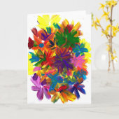 Carte Candy Waters Artiste de l'autisme (Fleur jaune)