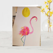 Carte Candy Waters Artiste de l'autisme (Fleur jaune)
