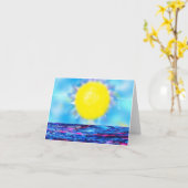 Carte Candy Waters Artiste de l'autisme (Fleur jaune)