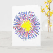 Carte Candy Waters Artiste de l'autisme (Fleur jaune)