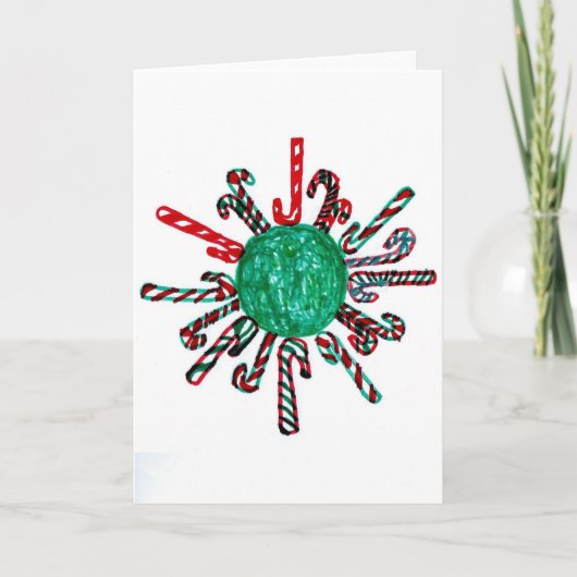 Carte Candy Waters Artiste de l'autisme (Devant)