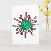 Carte Candy Waters Artiste de l'autisme (Fleur jaune)